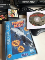 SEGA CD Model 1 + Genesis Working Tested +2 controller +Rf Cable And 5 Games