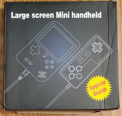 500 GamesLarge Screen Mini Handheld Game System TV Out Black Rechargeable