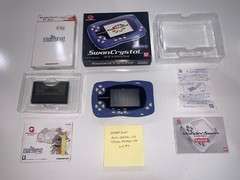 BANDAI WonderSwan Violet Blue SwanCrystal Complete in Box + Final Fantasy CIB #2