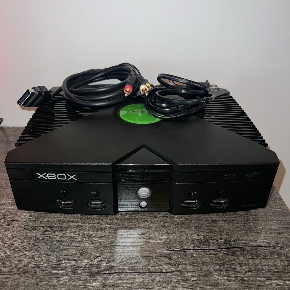 Microsoft Xbox – Black NOT WORKING / PARTS Can&rsquo;t read disc *READ DISCRIPTION*
