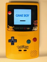 Gameboy Color IPS Backlit Pokemon Pikachu Edition GBC CGB-001