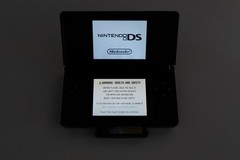 Nintendo DS Lite USG-001 Onyx Black Console w/ nice box ALL OEM matching serial