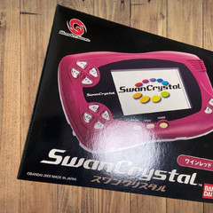 Bandai WonderSwan SwanCrystal WS SCT-001 Wine Red Console Open Box Unused Japan