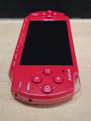 Sony PlayStation Portable PSP-2001 God of War Edition Red Console W/Game New Bat
