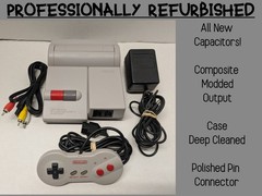 Nintendo NES Toploader. NES-101. Composite Multi-out, All new Caps & LED light!