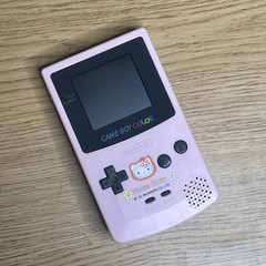 Nintendo GameBoy Color Hello Kitty Sanrio Pink Handheld Console CGB-001 Tested