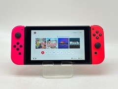 Nintendo Switch HAC-001 32GB Neon Red Blue Joy-Con No Dock or Charger Used 2