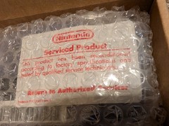 Gameboy Advance GBA Glacier Edition Nintendo Service Center NOS Rare