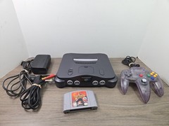 Nintendo 64 Console N64 (NUS-001) w/Controller & Duke Nukem 64 Used Tested