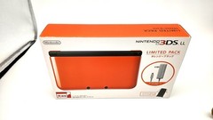 Nintendo 3DS LL Orange Black Limited Pack Console Japan W/BOX