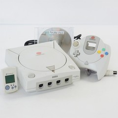 Dreamcast Console HKT-3000 wz Visual Memory Tested System SANWA 1999 NTSC-J 3039