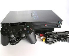 Sony Playstation 2 Console PS2 FAT with BRAND NEW wireless controller