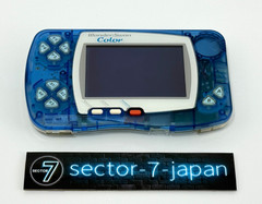 Bandai WonderSwan Color Clear Blue WSC-001 Tested Working Good Condition From JP