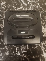 SEGA GENESIS MK-1631 Video Game Console + 2 Controllers And Game In Box-Tested