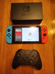 Nintendo Switch Console with Dock, Bluetooth Gaming Controller Tested Working
