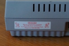 Super Nintendo Control Deck SNS-001 with two controllers-not tested