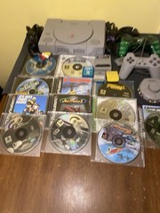 Sony Playstation One PS1 Console Lot w/ 11 Games & Accessories *TESTED*