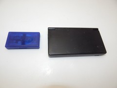 Nintendo DS Lite Handheld System-Onyx Black-With 5 games-works-well used