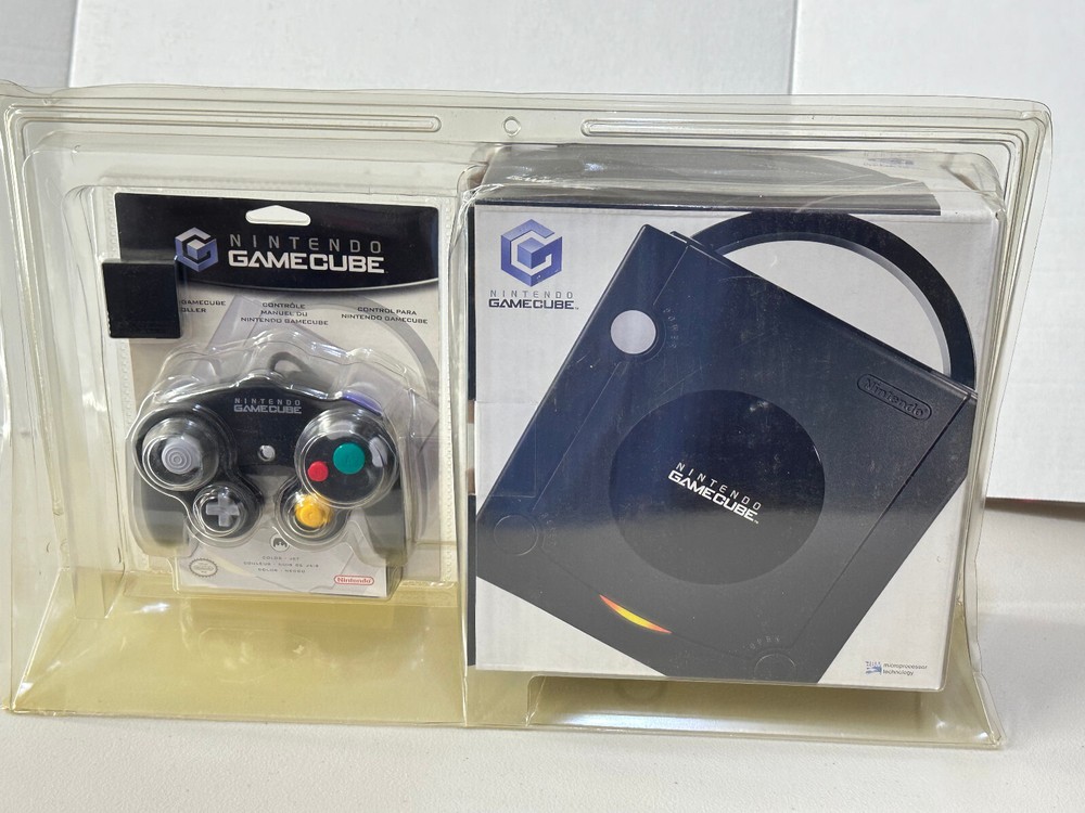 New! Nintendo GameCube Jet Black Extra Controller Memory.. Bundle -Blister Pack-
