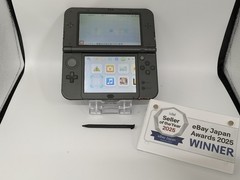 B7151 Nintendo new 3DS LL XL console Metallic Black Japan w/pen fx