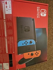 Nintendo Switch Console Multicolor Wi-Fi with Super Mario Controller & Games
