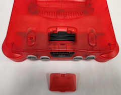 Vtg N64 Funtastic Watermelon Translucent RED Nintendo-64 Gaming Console System A