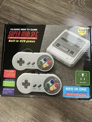 Super Mini SFC Classic TV Game Console With 620 Built-In Games & 2 Controllers