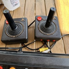 Atari Flashback 7 Classic Game Console – Black/Orange With Two Controls