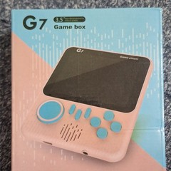 G7 Handheld Game System 3.5in Console, TV Out, Composite RCA, Blue/Gray