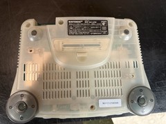 Nintendo 64 Clear Blue Ice Blue Console Only Tested Working Region Free!!!