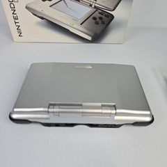 Nintendo DS Original NTR-001 Titanium Silver Handheld System CIB Tested