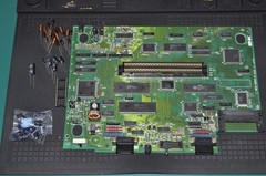 NEO GEO AES AES3-5 Stereo Mod, Full Recap, BIOS Socketed, RGB Bypass, YPbPr out