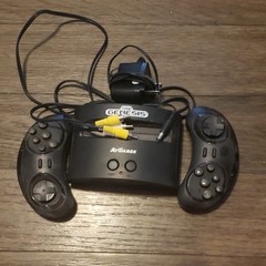 Mini SEGA Genesis Classic Game Console Built-In Games 2 Controllers RCA 480p