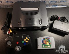Nintendo 64 N64 Console + Super Mario 64+Controller+Cords