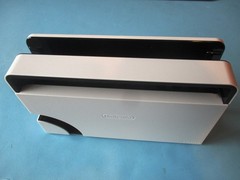 Nintendo Switch OLED System Black Console in Box w/White Joy-Cons + Dock +