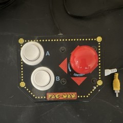 Namco Pac-Man Plug & Play Home Console Black Red White Composite RCA