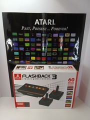 Atari Console Flashback 3 Classic Game Console W/ 2 Controllers 60 Games W/Box