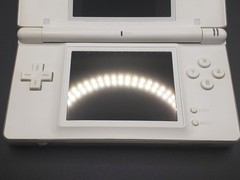 Nintendo DS Lite Polar White OEM Restoration (Good Condition) w/ Charger