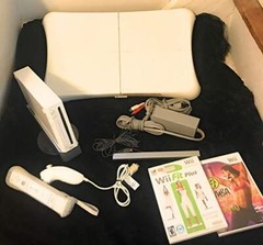 Nintendo Wii Console Bundle – White with Wii Fit Plus, Zumba and Balance Board