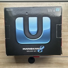 Nintendo Wii U Mario Kart 8 Deluxe Set 32GB Black GamePad HDMI Wi-Fi