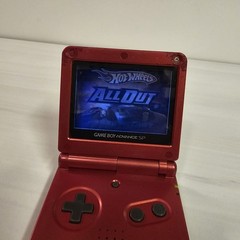 Nintendo Game Boy Advance SP AGS-001 Red Handheld System, READ DESCRIPTION