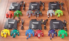 N64 Nintendo 64 Console + Cords + OEM Original Controllers W/ GOOD STICKS CLEAN
