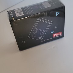 Plus Handheld Game Console White 3.0 Inch LCD Portable Can Play on TV