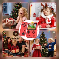 JKV Handheld Game Consoles – 500 Retro Classic Video Games, 1020mAh Rechargea…