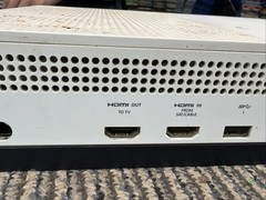 Microsoft Xbox One S 1681 White System Console Only For Parts or Repair