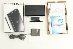 Nintendo DS Lite USG-001 Onyx Black Console w/ nice box ALL OEM matching serial