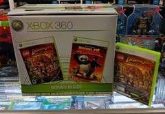 Xbox 360 Opus Console 60 GB Original Box Kung Fu Panda Indiana Jones