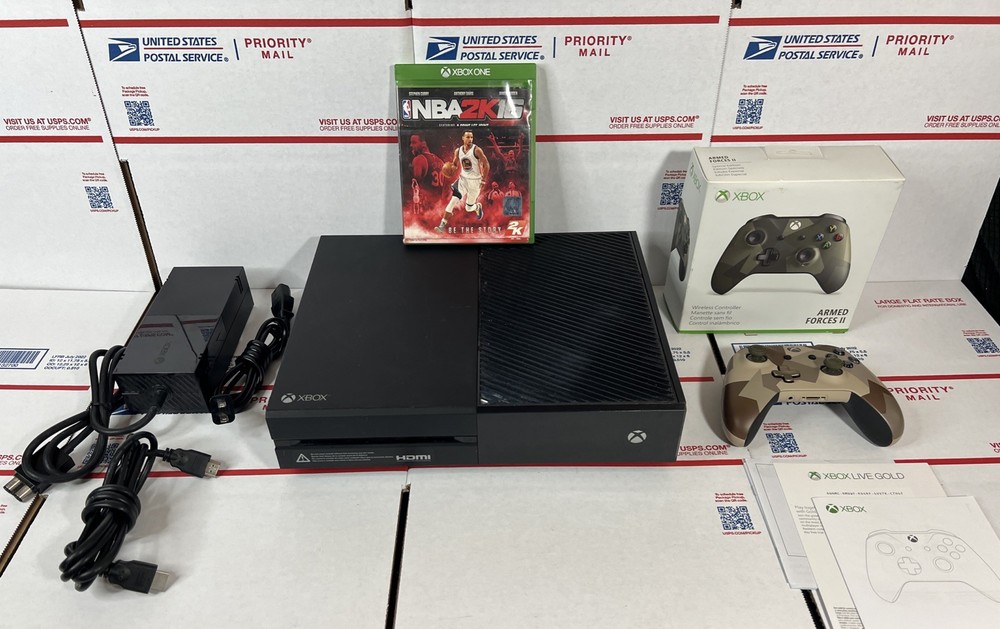 Microsoft Xbox One 500GB Console W/ Armed Forces Controller- SAME DAY -WARRANTY