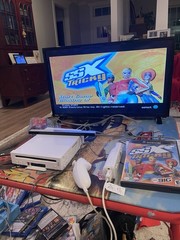 Nintendo RVL-001 Wii Console – White Console & Cords GameCube Compatible Tested