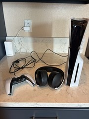 Sony PlayStation 5 Slim Disc PS5 1TB White Console Gaming System CFI-2015
